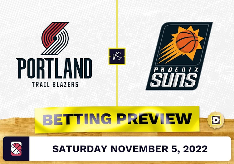 Trail Blazers vs. Suns Prediction and Odds - Nov 5, 2022