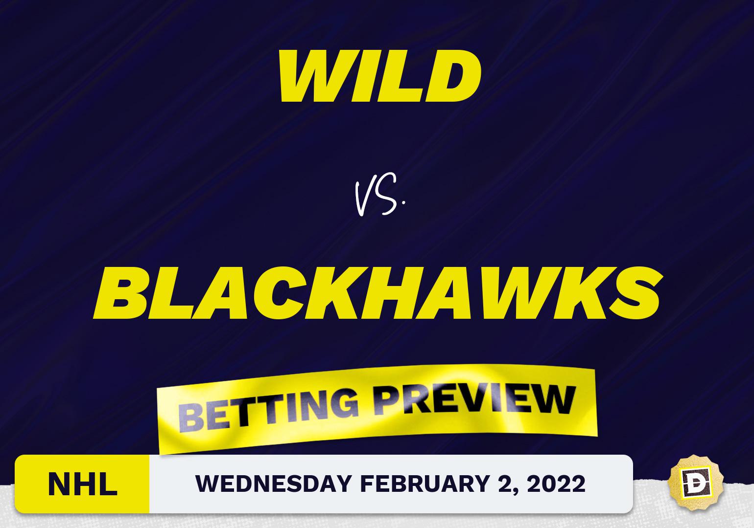 Wild vs. Blackhawks Predictions and Odds - Feb 2, 2022
