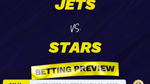 Jets vs. Stars Predictions and Odds - Feb 23, 2022