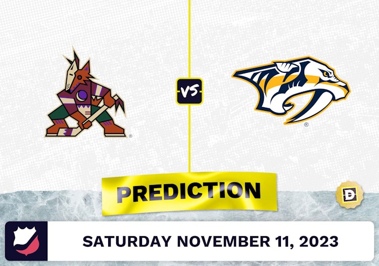 Coyotes vs. Predators Prediction and Odds - November 11, 2023