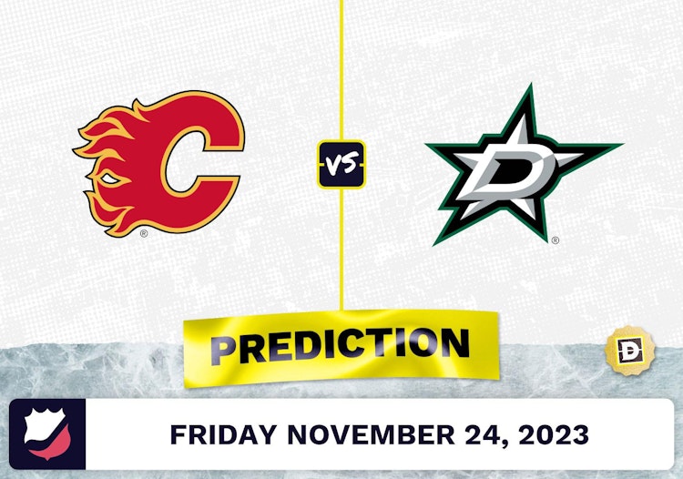 Flames vs. Stars Prediction and Odds - November 24, 2023