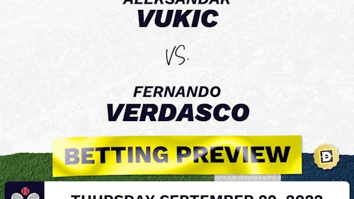 Aleksandar Vukic vs. Fernando Verdasco Predictions - Sep 29, 2022