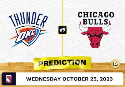 Thunder vs. Bulls Prediction and Odds - October 25, 2023