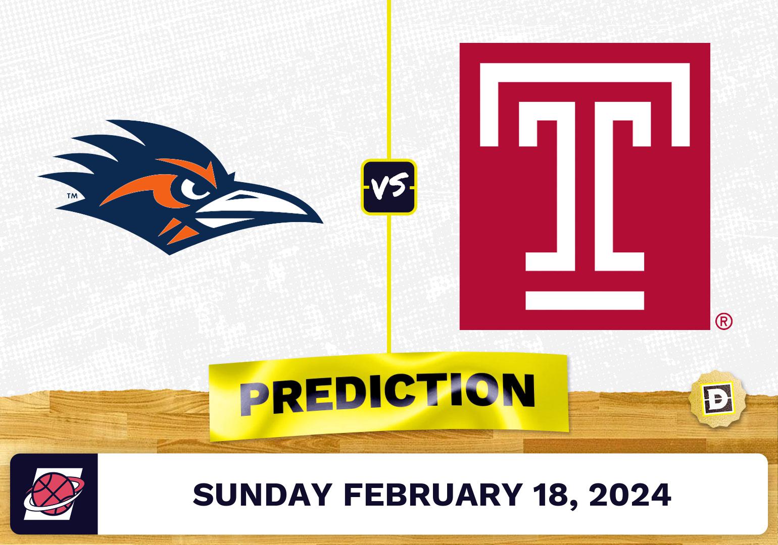 UTSA vs. Temple Prediction by Proven Computer Model [2/18/2024]