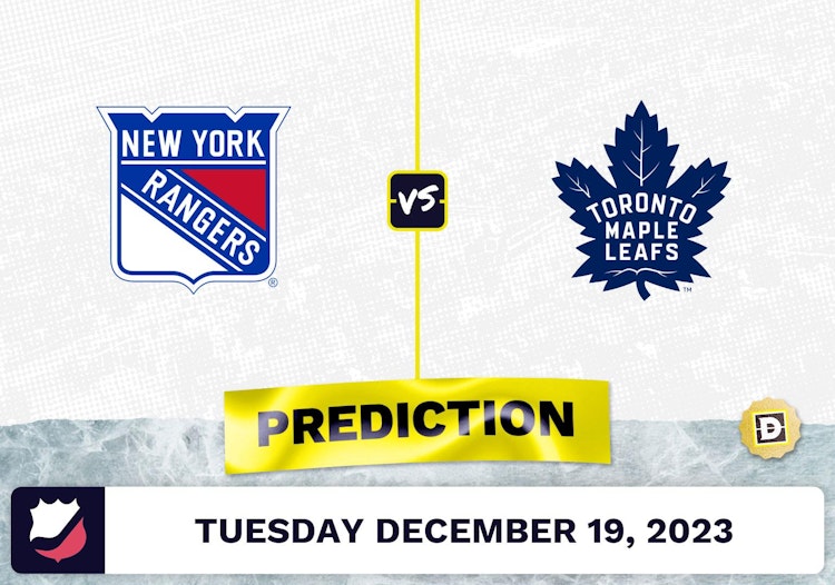 NY Rangers vs. Toronto Maple Leafs Prediction, Odds, NHL Picks  [12/19/2023]