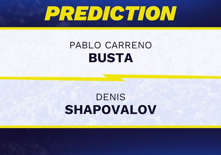 Pablo Carreno Busta vs Denis Shapovalov Tennis Prediction.