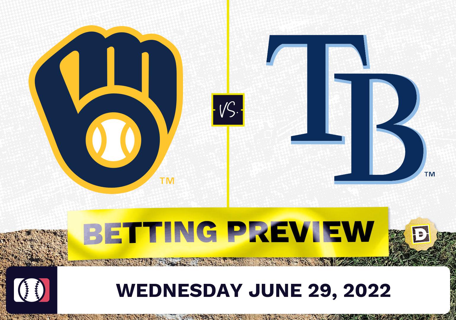 Brewers vs. Rays Prediction and Odds - Jun 29, 2022