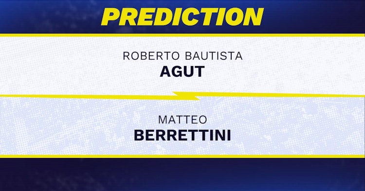 Roberto Bautista Agut vs Matteo Berrettini Tennis Prediction.