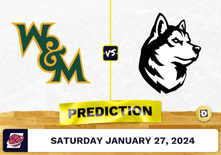 William & Mary vs. Northeastern Prediction, Odds, College Basketball Picks [1/27/2024]