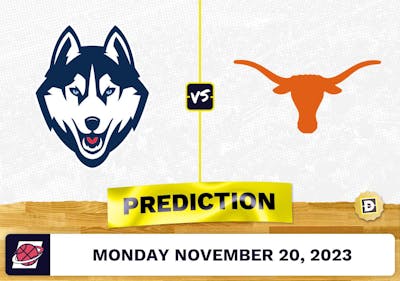 Connecticut vs. Texas Basketball Prediction - November 20, 2023
