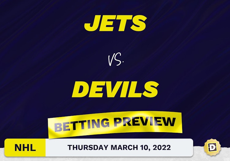 Jets vs. Devils Predictions and Odds - Mar 10, 2022