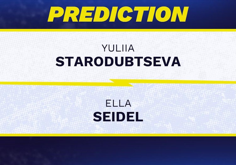Yuliia Starodubtseva vs Ella Seidel Tennis Prediction.