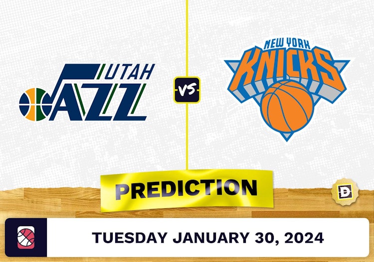 Utah Jazz vs. New York Knicks Prediction, Odds, NBA Picks [1/30/2024]