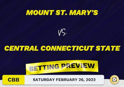 Mount St. Mary's vs. Central Connecticut State CBB Predictions and Odds - Feb 26, 2022