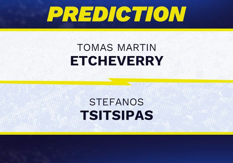 Tomas Etcheverry takes on Stefanos Tsitsipas in ATP Tokyo action.