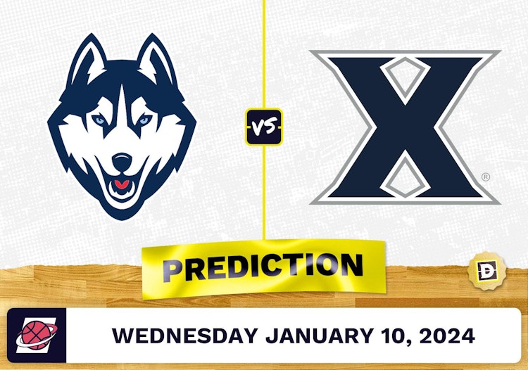 Connecticut vs. Xavier Prediction, Odds, College Basketball Picks  [1/10/2024]