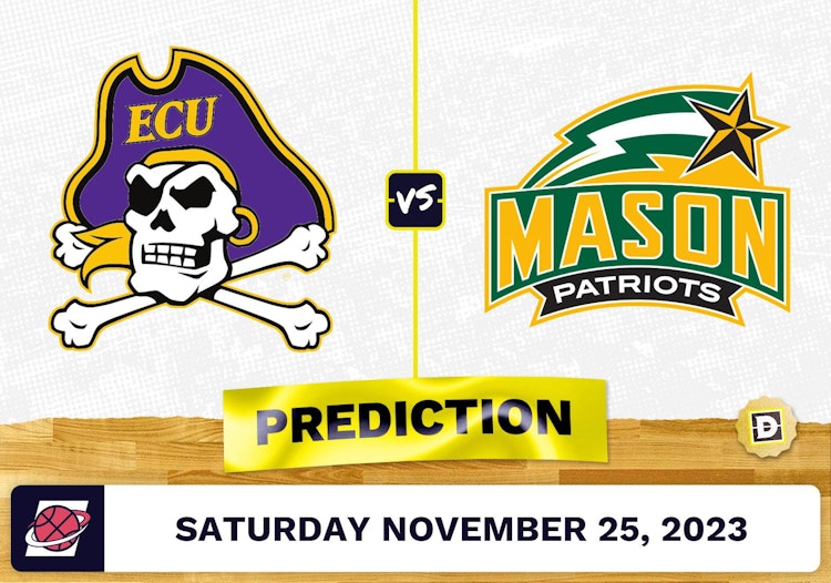 East Carolina vs. George Mason Basketball Prediction - November 25, 2023