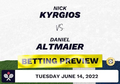 Nick Kyrgios vs. Daniel Altmaier Predictions - Jun 14, 2022