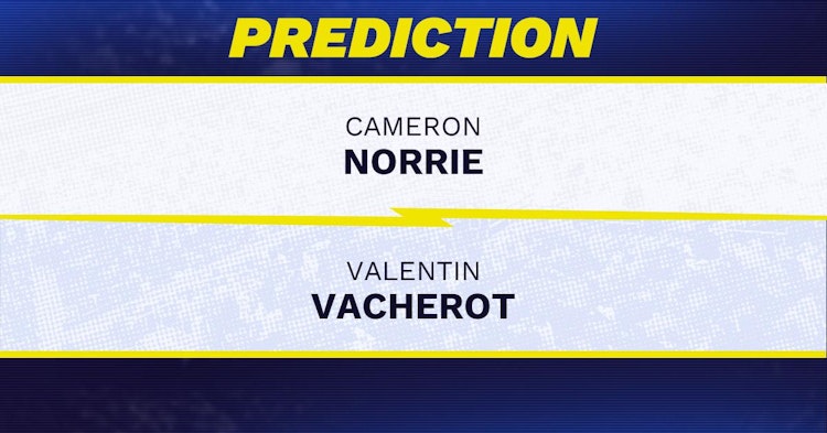 Cameron Norrie vs Valentin Vacherot Tennis Prediction.