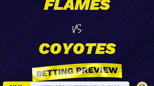 Flames vs. Coyotes Predictions and Odds - Feb 2, 2022