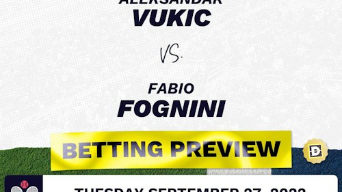Aleksandar Vukic vs. Fabio Fognini Predictions - Sep 27, 2022