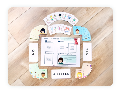 Time-In Activity Mat & Calming Strategy Cards