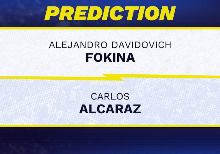 Alejandro Davidovich Fokina vs Carlos Alcaraz Tennis Prediction.