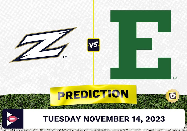 Akron vs. Eastern Michigan CFB Prediction and Odds - November 14, 2023