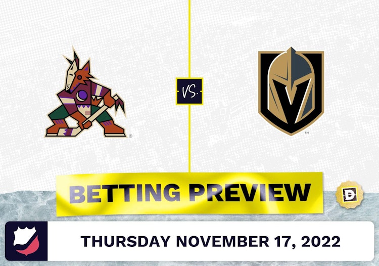 Coyotes vs. Golden Knights Prediction and Odds - Nov 17, 2022