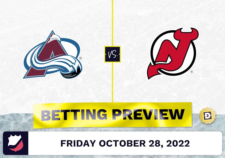 Avalanche vs. Devils Prediction and Odds - Oct 28, 2022