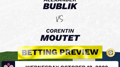 Alexander Bublik vs. Corentin Moutet Predictions - Oct 12, 2022