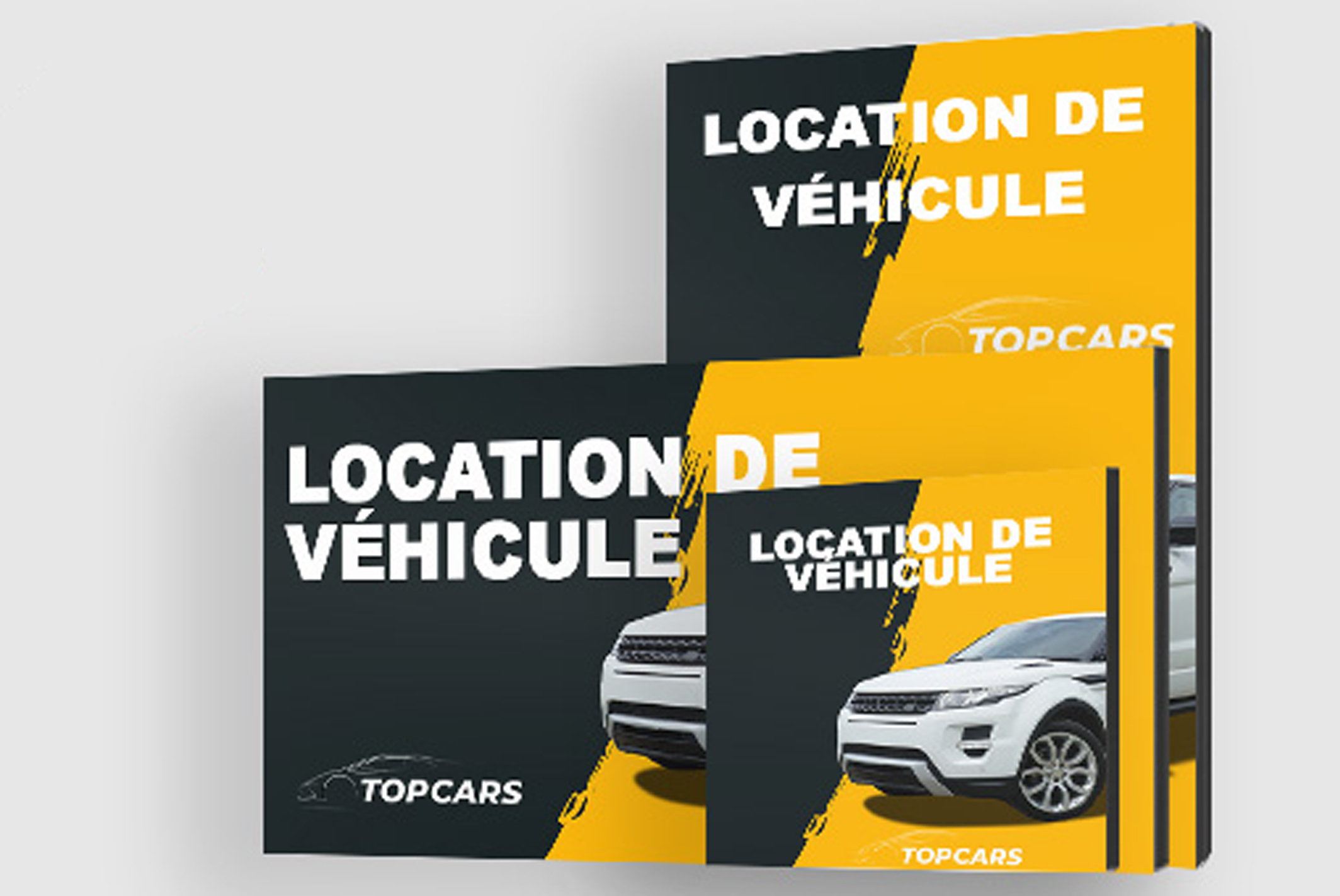 Panneau publicitaire Alu Dibond résistant aux intempéries impression professionnelle