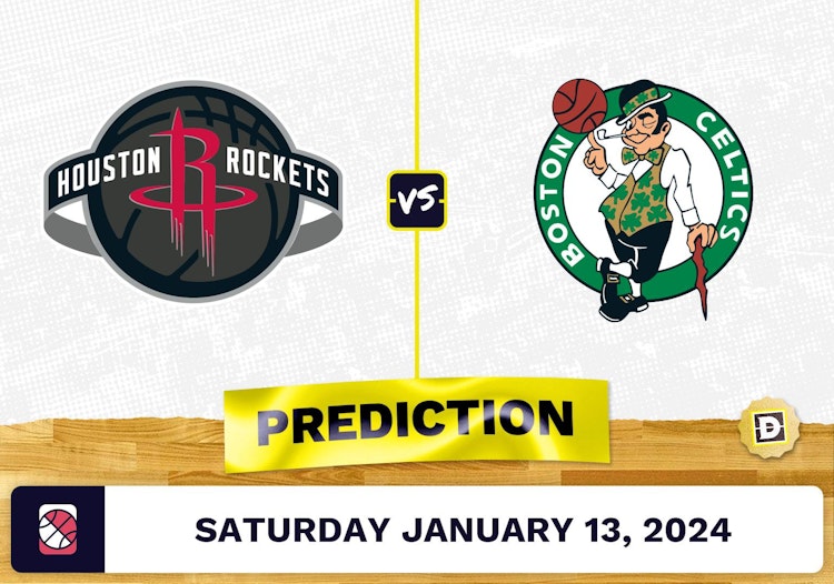 Houston Rockets vs. Boston Celtics Prediction, Odds, NBA Picks [1/13/2024]