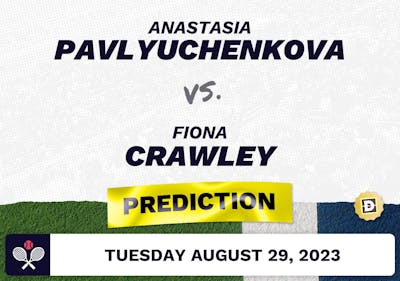 Anastasia Pavlyuchenkova vs. Fiona Crawley Prediction - US Open 2023