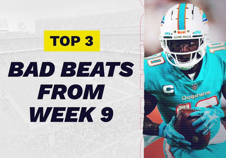 2022 NFL Season: The Top 3 Bad Beats of Week 9