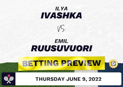 Ilya Ivashka vs. Emil Ruusuvuori Predictions - Jun 9, 2022