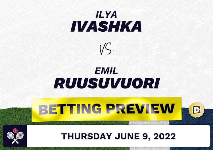 Ilya Ivashka vs. Emil Ruusuvuori Predictions - Jun 9, 2022