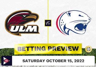 Louisiana-Monroe vs. South Alabama CFB Prediction and Odds - Oct 15, 2022