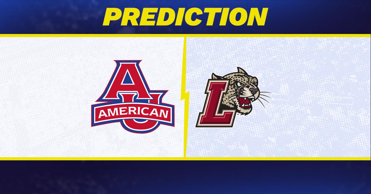 American University vs. Lafayette prediction: American University favored to win men's college basketball matchup [2/22/2026]