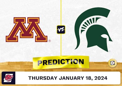 Minnesota vs. Michigan State Prediction, Odds, College Basketball Picks [1/18/2024]