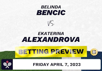 Belinda Bencic vs. Ekaterina Alexandrova Predictions - Apr 7, 2023