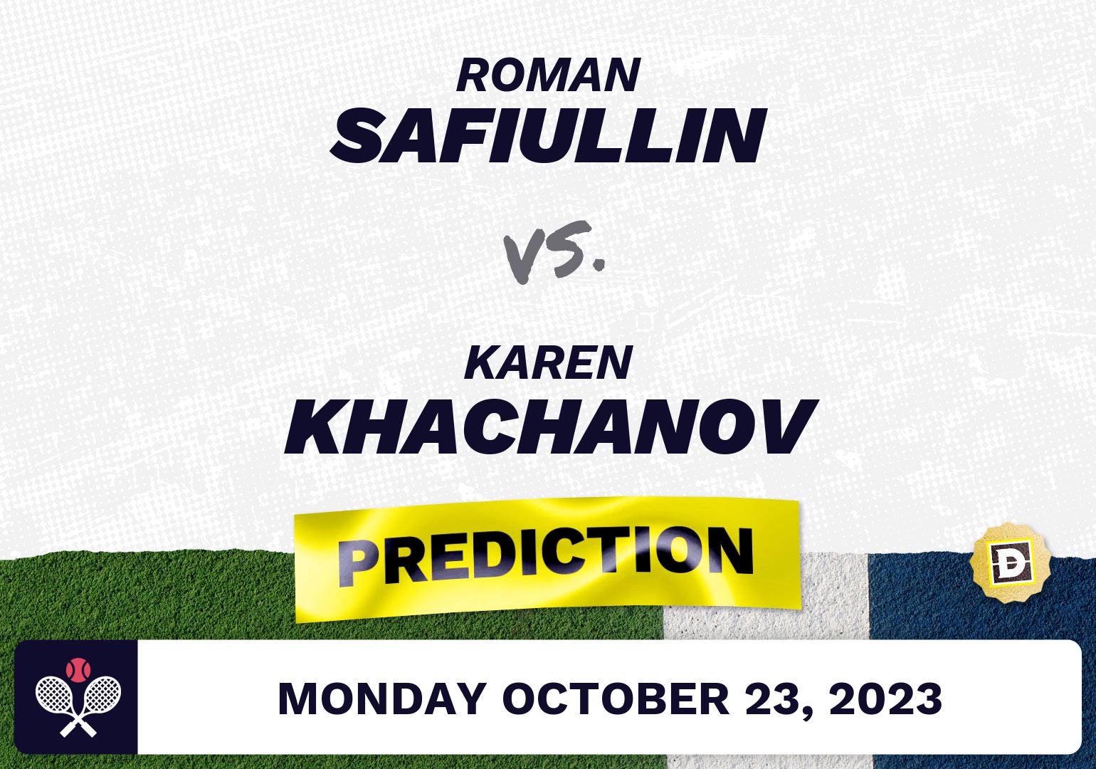 Roman Safiullin vs. Karen Khachanov Prediction - ATP Vienna 2023