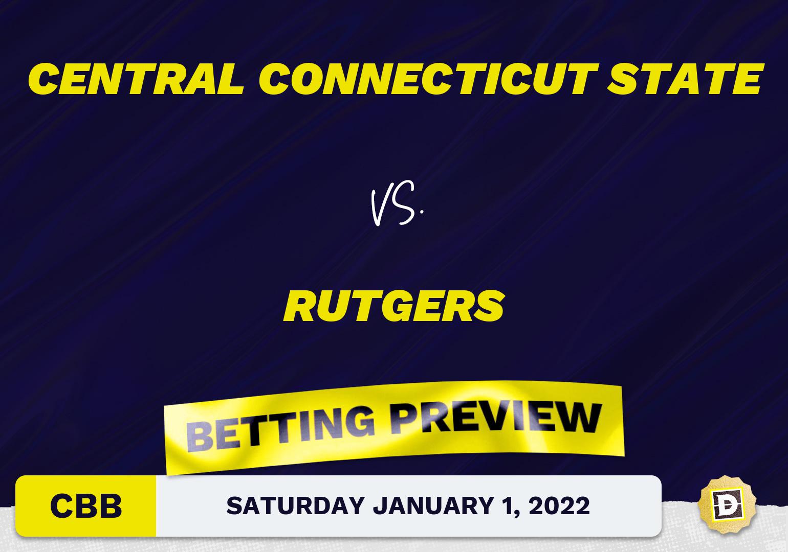 Central Connecticut State vs. Rutgers CBB Predictions and Odds - Jan 1, 2022