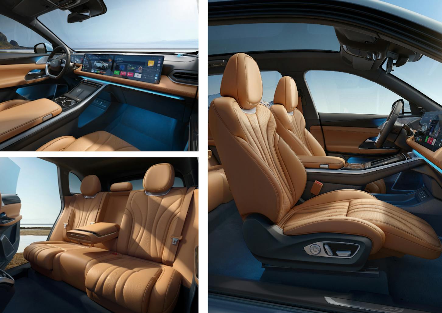 Das Interieur des XPENG G9