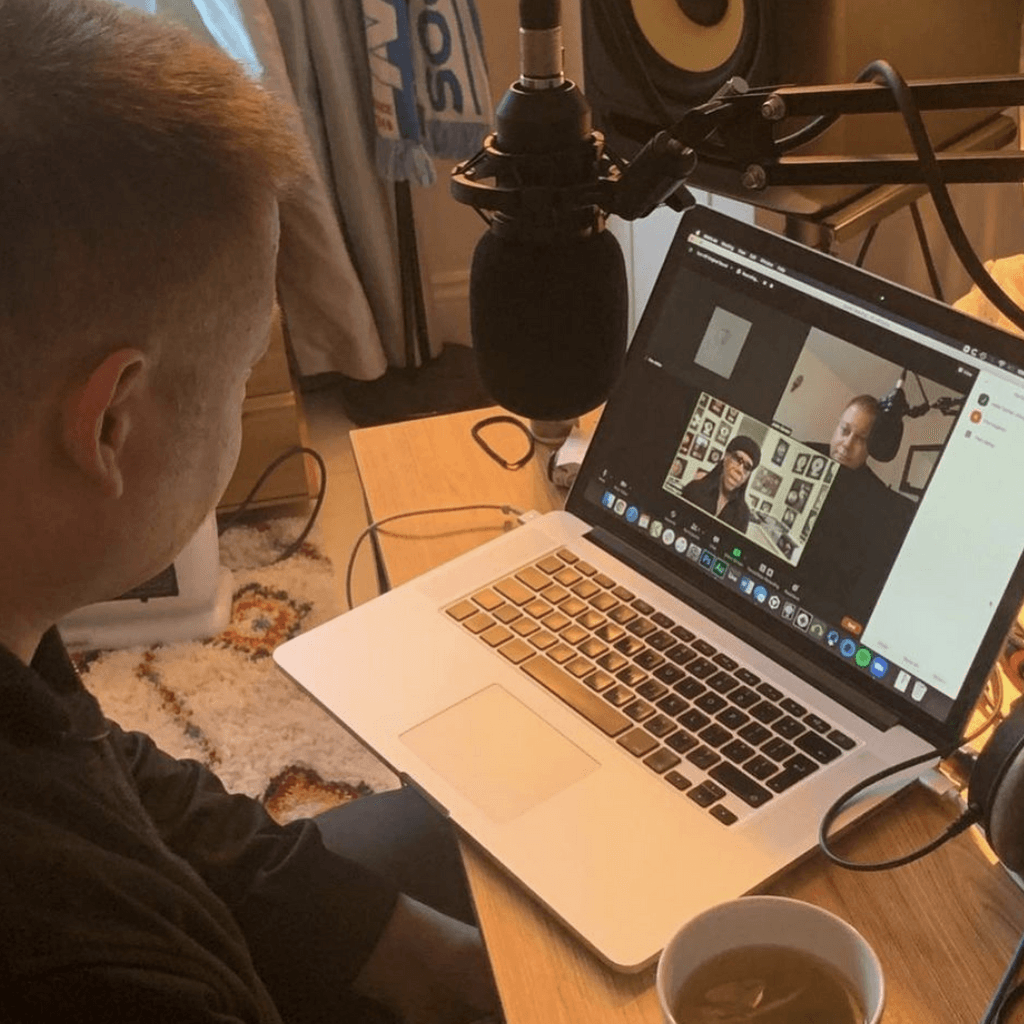 Ralph Moore with Nile Rodgers // 24-02-21