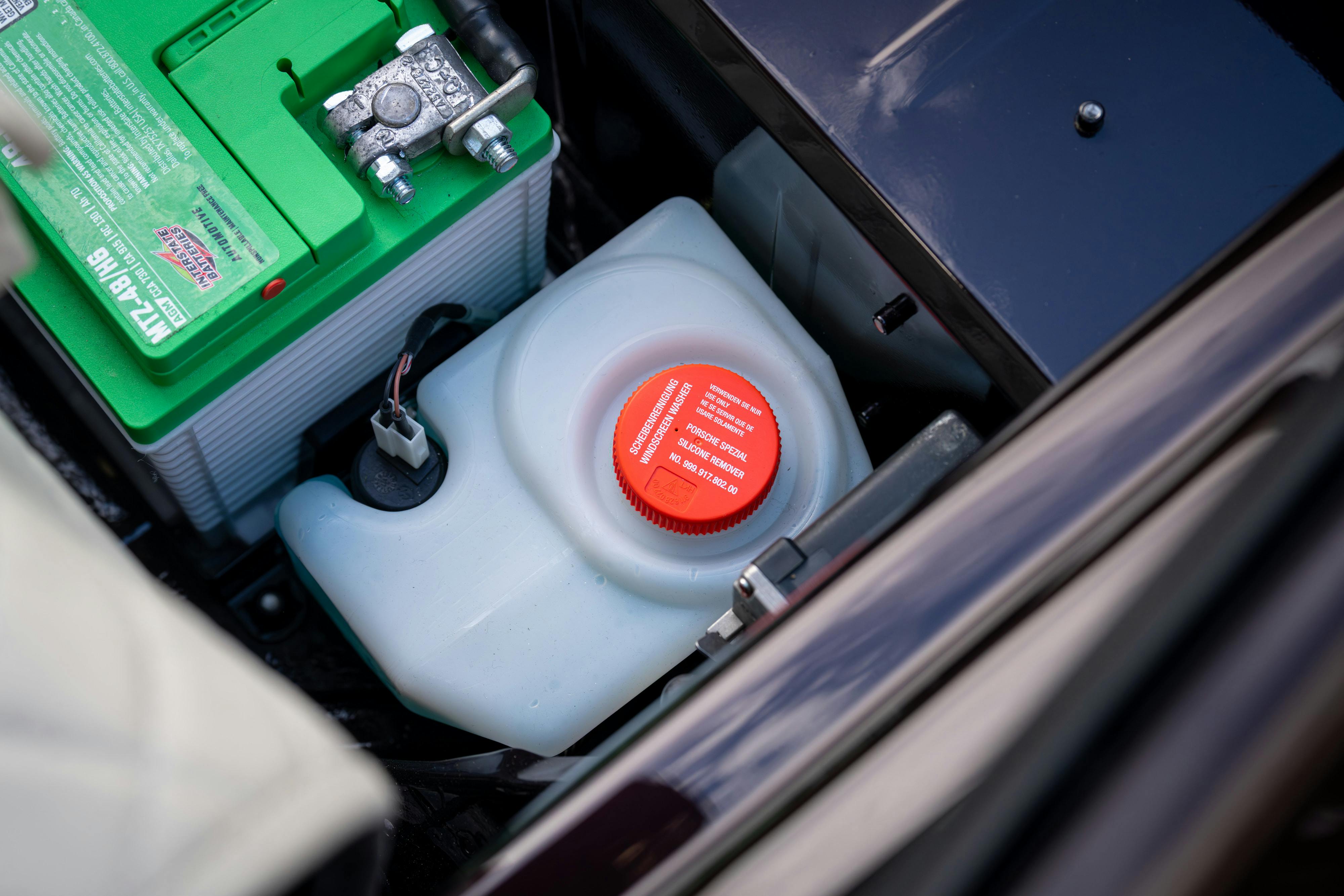 1990 Singer Porsche 911 Carrera 2 "Austin" commission in Aubergine Metallic shot in Austin, TX for a Bring a Trailer auction.