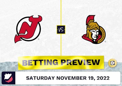 Devils vs. Senators Prediction and Odds - Nov 19, 2022