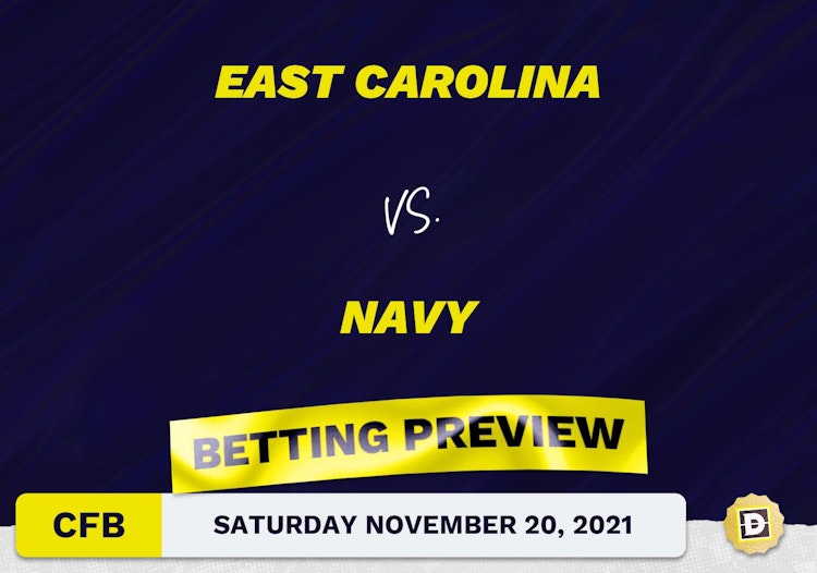 East Carolina vs. Navy CFB Predictions and Odds - Nov 20, 2021