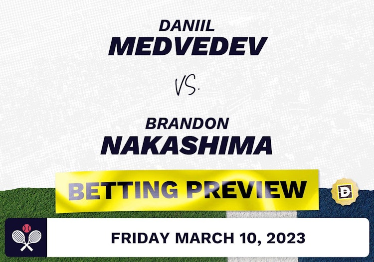 Daniil Medvedev vs. Brandon Nakashima Predictions - Mar 10, 2023