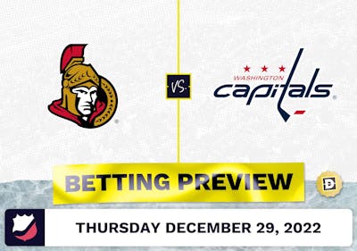 Senators vs. Capitals Prediction and Odds - Dec 29, 2022